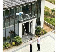 MLYAYE Perche Nettoyage Vitres Extendable High Reach Window Cleaning Kit, Best 3-in-1 Window Glass Door Cleaning Tool with Fans Air Conditioners Dust Cloth