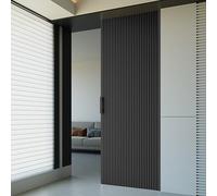 MLYAYE Porte AccordéOn Coulissante Pliante Porte accordéon cellulaire Invisible avec poignée, Disponible en 180, 200, 220 et 240 cm de Hauteur. Gain de Place grâce(Dark Gray,W 140 x H 220 cm)