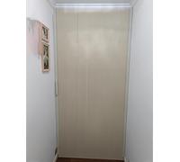 MLYAYE Porte AccordéOn Coulissante Pliante Porte de séparation Pliante Blanche - Porte coulissante rétractable Robuste et Flexible avec poignée et Fermeture magnétique pour placards(W 175 x H 240 cm)