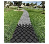 MLYAYE Stabilisateur Gravier Gazon Dalle Stabilisatrice Géogrille de Protection des Talus fluviaux avec Trou de Drainage, grilles stabilisatrices bidirectionnelles(5cm/2in,3m x 6m (10ft x 20ft))