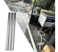 MLYAYE Système de caniveau de tranchée en Acier Inoxydable 304 pour Patio, caniveau de Drainage étroit et encastré pour terrasse de Piscine et grilles pour intérieur(3pack,10x5cm/3.9x2inch)