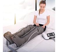 MLYSH Pressothérapie Appareil Massage pour Jambes, 4 Chambres Appareil de Massage à Compression d'air, Bottes de Pressothérapie Amélioration de la Douleur Relaxation