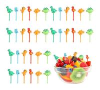 Mlysnd 36pcs Mini Pics à Fruits Dinosaure pour Tout-Petits, Pics à bento Mignons pour Accessoires de décoration de boîte à Lunch