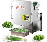 MLYYYDSS Coupe-oignons Verts Professionnel, broyeur, Coupe-légumes électrique, épaisseur 1 à 5 mm, Hachoir à légumes Multifonctionnel pour ail, Gingembre, Piment, Pommes de Terre