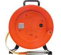 MLYYYDSS Indicateur de Niveau d'eau, indicateur de Niveau d'eau de puits, Compteur d'eau électronique, Outil de Mesure avec sonde de diamètre Fixe de 25 mm et Ruban en Acier 200m(656ft)