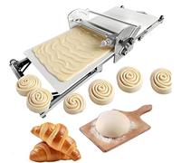 MLYYYDSS Laminoir électrique à pâte - Épaisseur réglable de 1,8 à 3 cm, laminoir Professionnel pour pâte feuilletée, Fondant, Pizza, Conception Pliable pour la pâtisserie Domestique et Commerciale