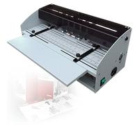 MLYYYDSS Machine de Notation de rainurage de Papier Machine de rainage électrique 3 en 1 Machine de Pliage de Papier Buteur de rainurage de Papier avec règle d'échelle