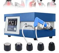 MLYYYDSS Machine de thérapie par Ondes de Choc, Machine extracorporelle à Ondes de Choc Ed Portable avec 5 émetteurs pour Le Traitement Anti-Cellulite du soulagement de la Douleur