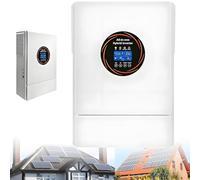 MLYYYDSS Onduleur Solaire Hybride 5500 W, 48 V à 220 V, Onde sinusoïdale Pure, contrôleur de Charge MPPT 120 A intégré, Compatible avec la Charge Solaire/réseau/générateur