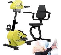 MLYYYDSS Vélo d'exercice électrique à pédales vélo d'exercice motorisé,Machine d'entraînement à pédales Exerciseur à pédales pour Bras/Jambes pour Exercices en intérieur pour Personnes âgées,C
