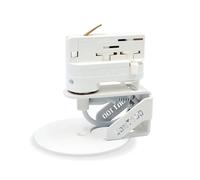 MLZ - Support de haut-parleur universel 3 phases pour SONOS Era 100 - Compatible avec Eutrac, Nordic, S-Track, Paulmann ProRail3, etc. - Adaptateur multiple - Plug and Play - Noir ou Blanc