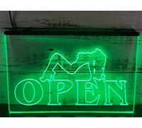 Mlzt Open Neon Signs Sexy Girl LED Neon Lights Wall Decor Shop Bar Studio Party Room Living Room Party Decoration Light Up Signs, Green, 40x30cm