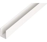 GAH Alberts GAH Alberts Profilé en U isocèle perforé L2000 x l12 x h10mm plastique, blanc Quantité:1