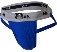 MM Sports - Sous-vêtement String Hommes - Original Edition Swimmer/Jogger Jockstrap 2 inch Blue - 1x Taille S