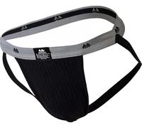 MM Sports - Sous-vêtement String Hommes - The Original Swimmer/Jogger Jockstrap 1 inch Black - 1x Taille M