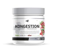 MM Supplements - Kongestion - Pré-entraînement - Supplément en poudre - 320 g - Bouteille pour 20 jours - Créatine et glutamine - Améliore les performances physiques (Pastèque)