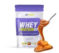 MM Supplements - Whey Protein 80-500 g - Caramel crémeux - Complément sportif de qualité pure - Avec Lacprodan d'Arla et Whey Protein - Aide à augmenter la masse musculaire