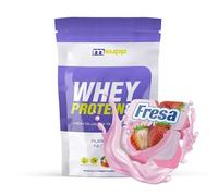 MM Supplements - Whey Protein 80-500 g - Fraise - Complément sportif de qualité pure - Whey Protein - Avec Lacprodan d'Arla et Whey - Aide à augmenter la masse musculaire