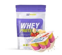 MM Supplements - Whey Protein 80-500 g - Fraise et Banane - Complément sportif de qualité pure - Whey Protein - Avec Lacprodan d'Arla et Whey - Aide à augmenter la masse musculaire