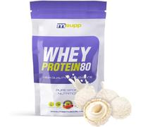 MM Supplements - Whey Protein 80 - Pot de 1 Kg - Whey Protein - Shake pour gagner de la masse musculaire - Aide à la récupération musculaire - Goût Coco Rocher
