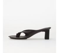MM6 Anatomic Leather Flip Flop Mules Black 41