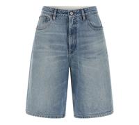 MM6 Maison Margiela - Bermuda - Femme - Shorts - Bleu - Taille: W27