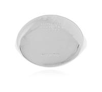MM6 Maison Margiela - Bracelet en laiton avec logo gravé - Femme - Accessoires - Gris - Taille: M