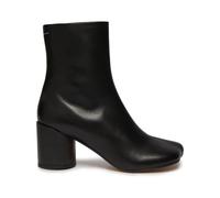 MM6 Maison Margiela - Chaussures à Talon Haut en Cuir Noir - Femme - Chaussures - Noir - Taille: 40 EU