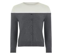 MM6 Maison Margiela - Gilet en Tricot - Femme - Pulls - Gris - Taille: 38 FR