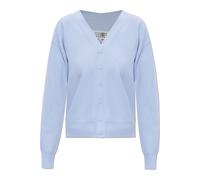 MM6 Maison Margiela - Haut à Boutons Décoratifs - Femme - Pulls - Bleu - Taille: 40 FR