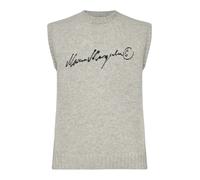 MM6 Maison Margiela - Haut en maille sans manches - Homme - Pulls - Gris - Taille: L
