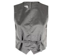 MM6 Maison Margiela - Haut Gris Sans Manches en Satin - Femme - Tops - Gris - Taille: 38 FR