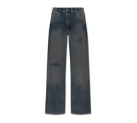 MM6 Maison Margiela - Jeans à Effet Vintage - Femme - Jeans - Bleu - Taille: W27