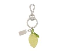 MM6 Maison Margiela - Lemon Beaded Numeric Keyring - unisex - Accessoires - Jaune - Taille: ONE Size