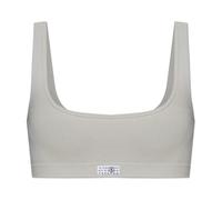 MM6 Maison Margiela - Lingerie Top with Logo - Femme - Sous-vêtements - Gris - Taille: 42 FR