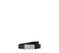 MM6 Maison Margiela - Logo Motif Belt - Femme - Accessoires - Noir - Taille: ONE Size