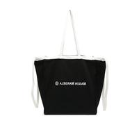 MM6 Maison Margiela - Logo-Print Canvas Tote - Femme - Sacs - Noir - Taille: ONE Size