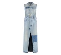 MM6 Maison Margiela - Maxi Denim Dress - Femme - Robes - Bleu - Taille: 38 FR