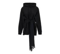 MM6 Maison Margiela - Mini-robe à capuche - Femme - Robes - Noir - Taille: 38 FR