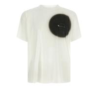 MM6 Maison Margiela - Numeric Signature T-Shirt - Homme - Tops - Blanc - Taille: L