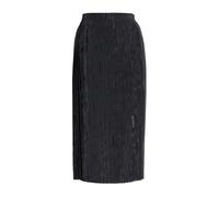 MM6 Maison Margiela - Pleated Midi Skirt - Femme - Jupes - Bleu - Taille: 38 FR