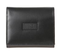 MM6 Maison Margiela - Portefeuille en cuir avec fermeture éclair et poche à monnaie - Homme - Accessoires - Noir - Taille: ONE Size