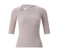MM6 Maison Margiela - Pull à col rond - Femme - Pulls - Beige - Taille: 40 FR