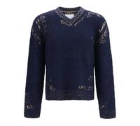 MM6 Maison Margiela - Pull en maille - Homme - Pulls - Bleu - Taille: L