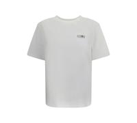 MM6 Maison Margiela - T-shirt en coton - Femme - Tops - Blanc - Taille: 42 FR