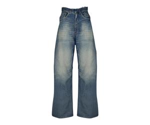 MM6 Maison Margiela - Wide Jeans - Femme - Jeans - Bleu - Taille: W28