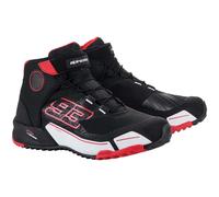 MM93 Chaussures De Moto Alpinestars CR-X Drystar® - Noir/Rouge/Blanc