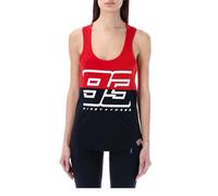 MM93 Débardeur Femme Marc Marquez Bicolor 93" Officiel MotoGP - Bleu - XS