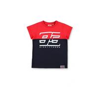 MM93 T-Shirt Enfant Marc Marquez Bicolor Officiel MotoGP - Bleu - 4/5 Ans