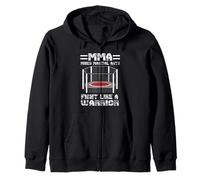 MMA Cage Fighting Fight Like A Worrior Mixed Martial Arts Sweat à Capuche